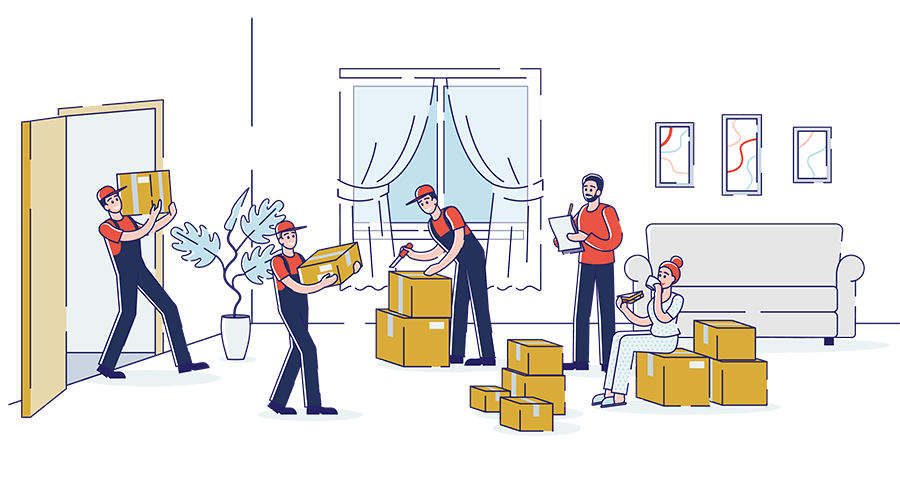 Des déménageurs à votre service